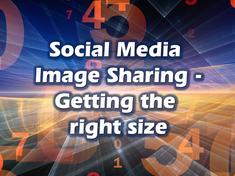 How to make the perfect social media sharing image - part 2 Getting the Size Right